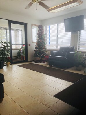 Interior entrance