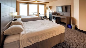 Room, 2 Queen Beds, Non Smoking | Desk, blackout drapes, soundproofing, iron/ironing board