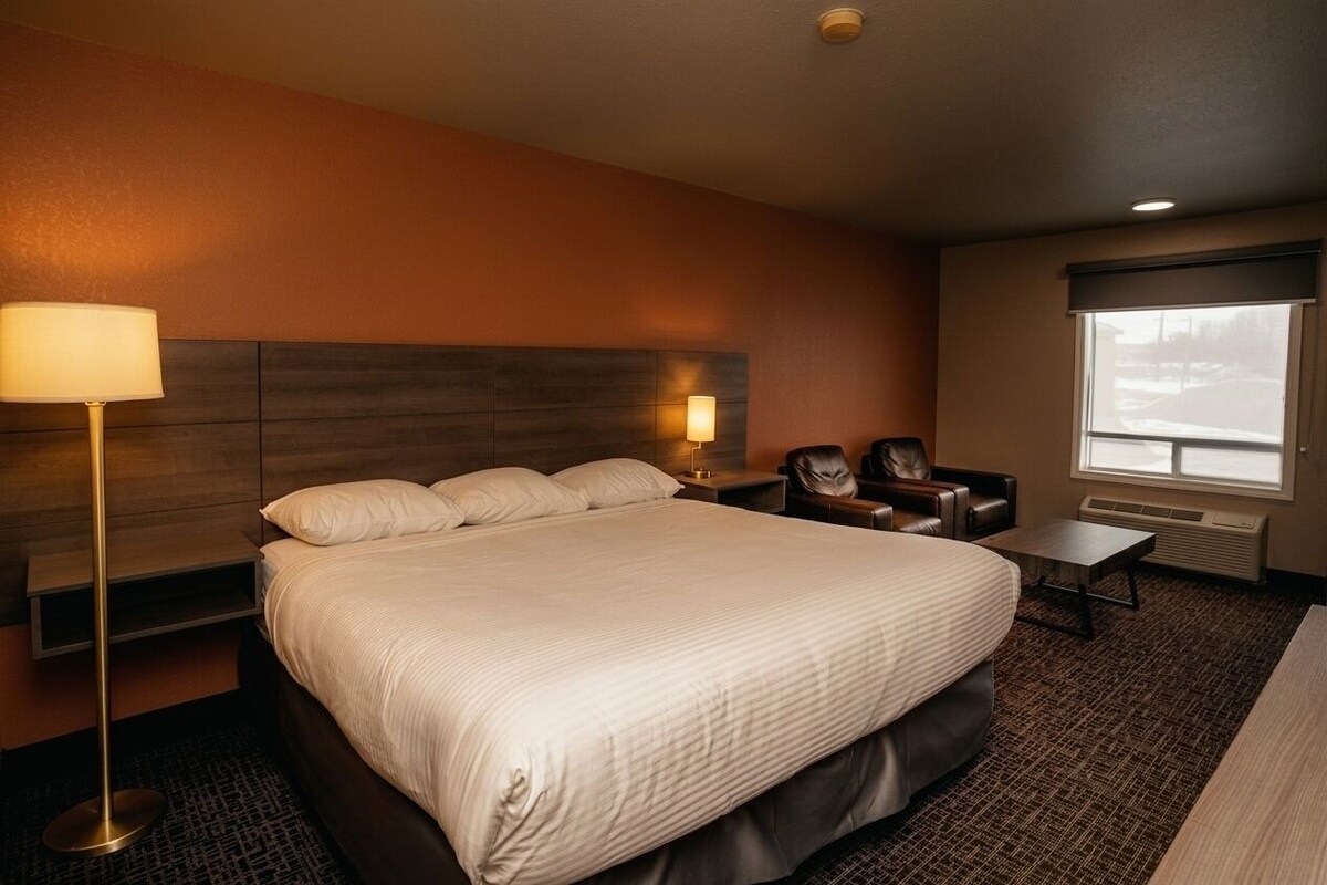 Room, 1 King Bed, Non Smoking | Desk, blackout drapes, soundproofing, iron/ironing board (on request)
