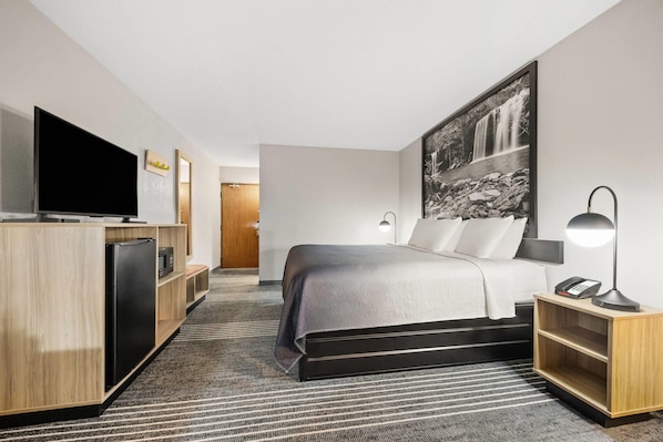 Room, 1 King Bed | Desk, laptop workspace, iron/ironing board, free internet