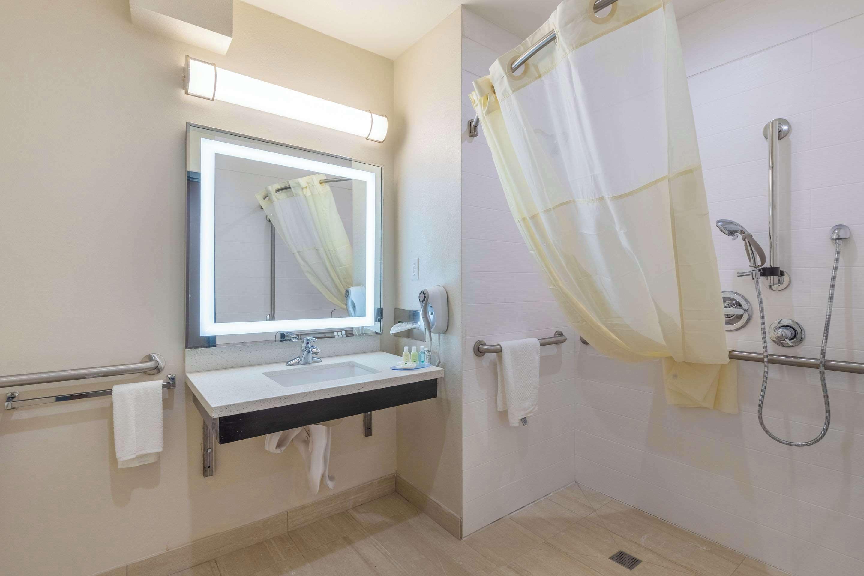 Room, 2 Queen Beds, Accessible, Non Smoking (First Floor) | Desk, blackout drapes, iron/ironing board, free WiFi