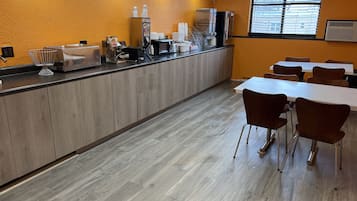 Free daily on-the-go breakfast