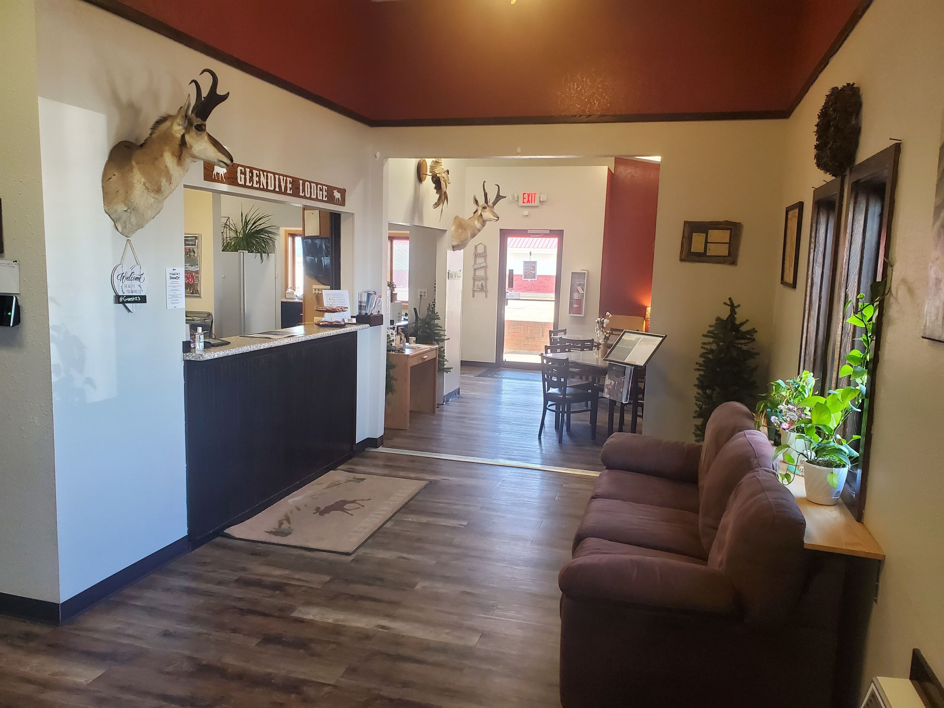 Lobby sitting area
