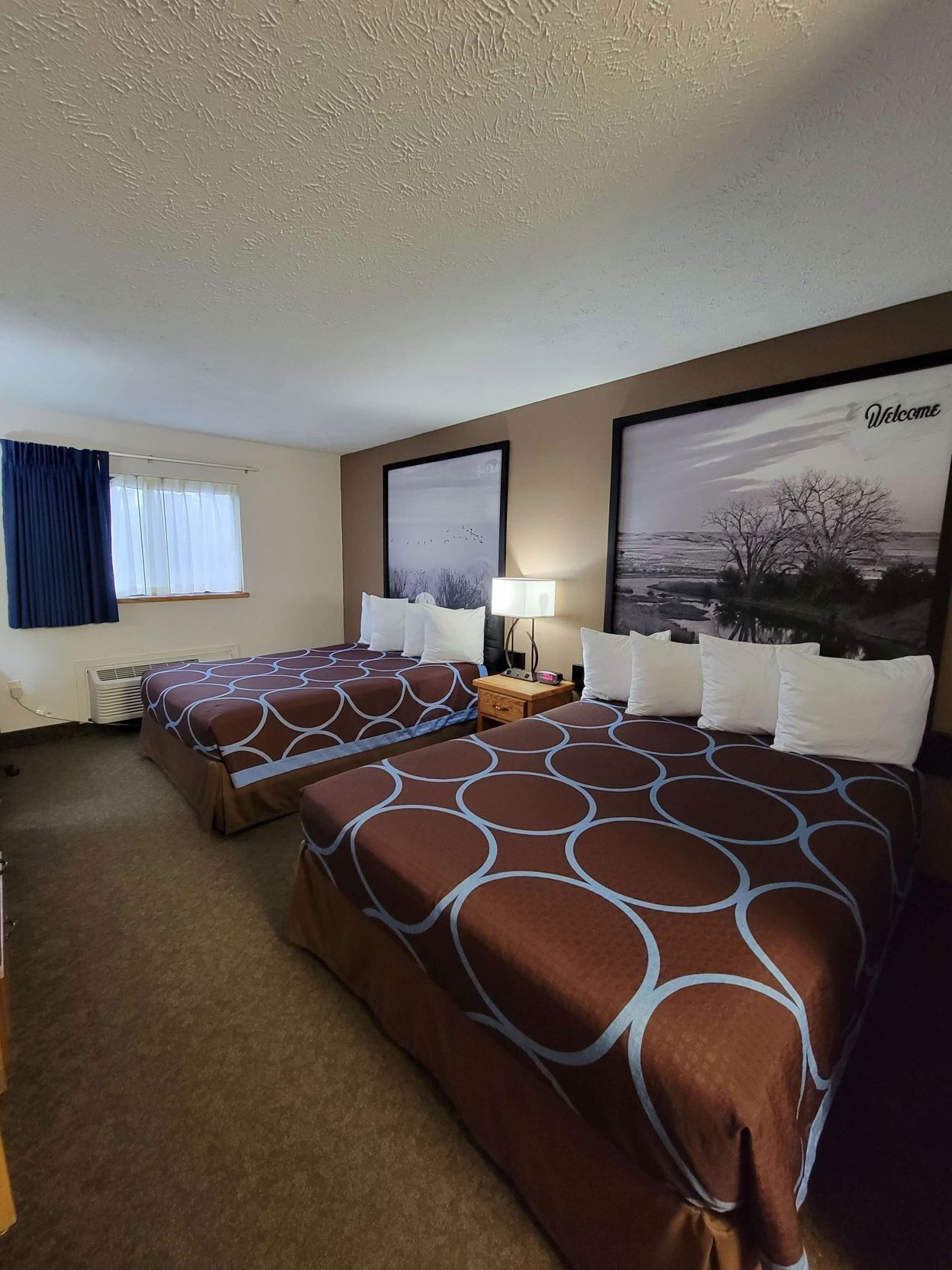 Desk, blackout drapes, iron/ironing board, free WiFi
