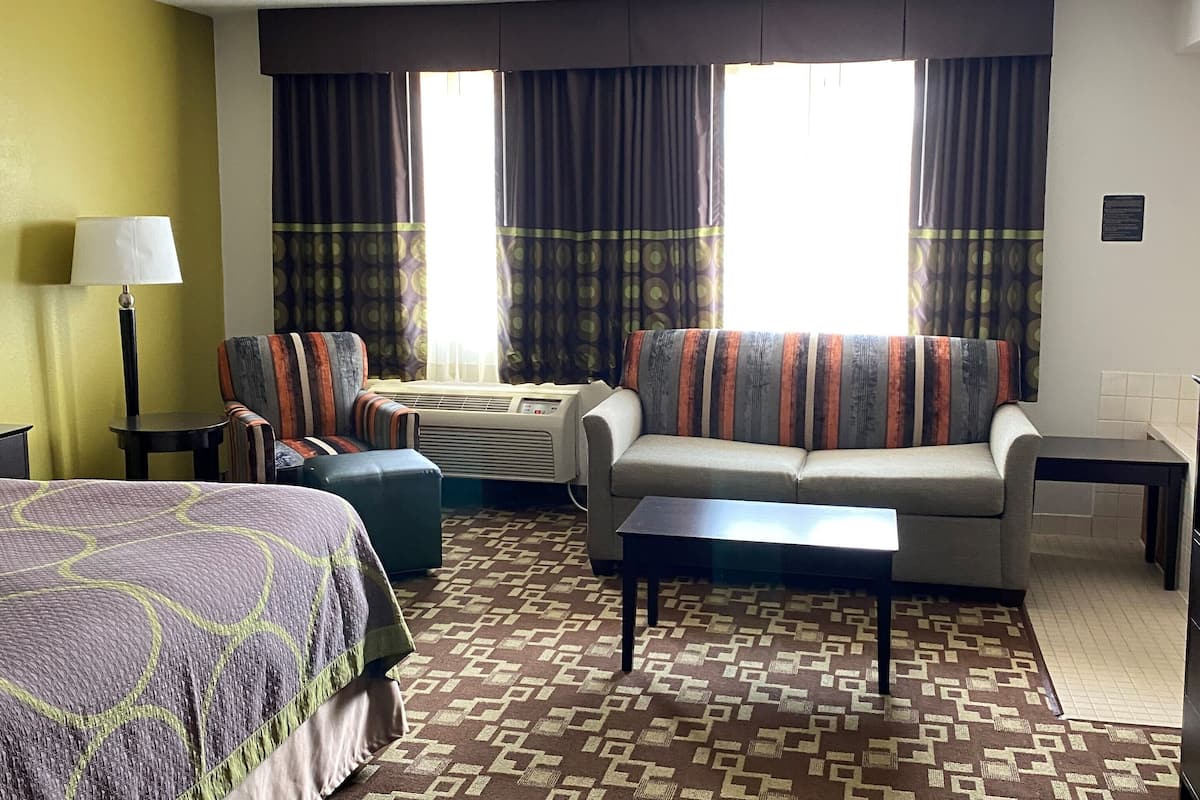 suite, 1 king bed, non smoking | individually decorated, individually furnished, desk, laptop workspace