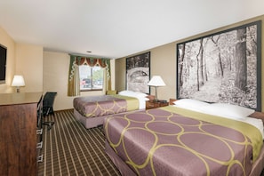 Pillow-top beds, in-room safe, desk, blackout curtains