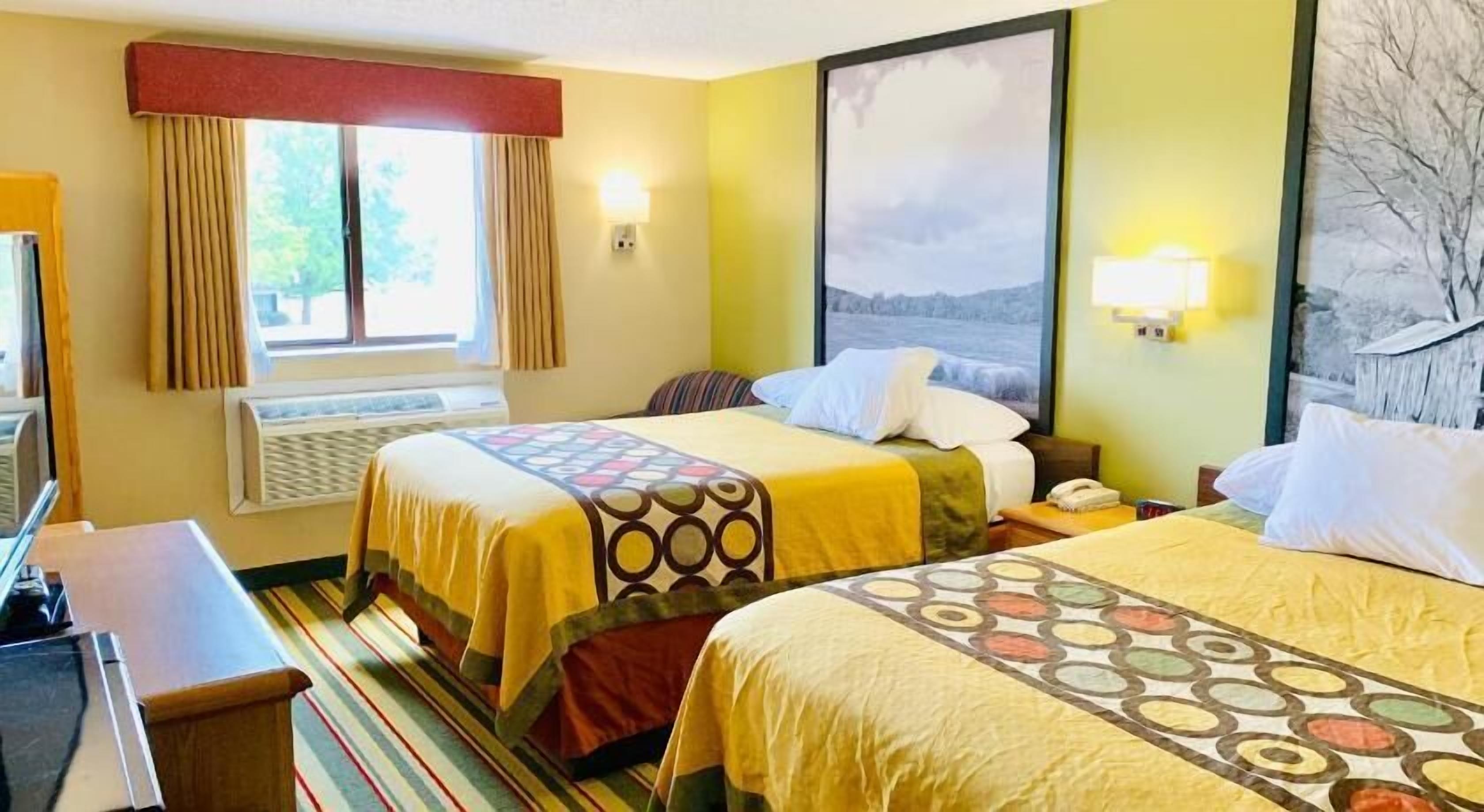 In-room safe, laptop workspace, blackout curtains, iron/ironing board