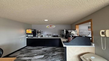 Free daily on-the-go breakfast