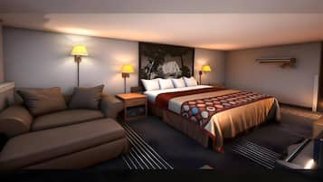 Standard Room, 1 King Bed | In-room safe, desk, blackout drapes, iron/ironing board