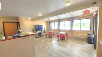 Sala de estar en el lobby