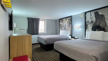 Room, 2 Queen Beds, Non Smoking | Desk, blackout drapes, free WiFi, bed sheets