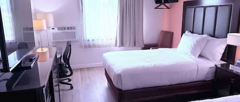 Standard Room, 2 Double Beds, Non Smoking, Refrigerator & Microwave | Free WiFi, bed sheets