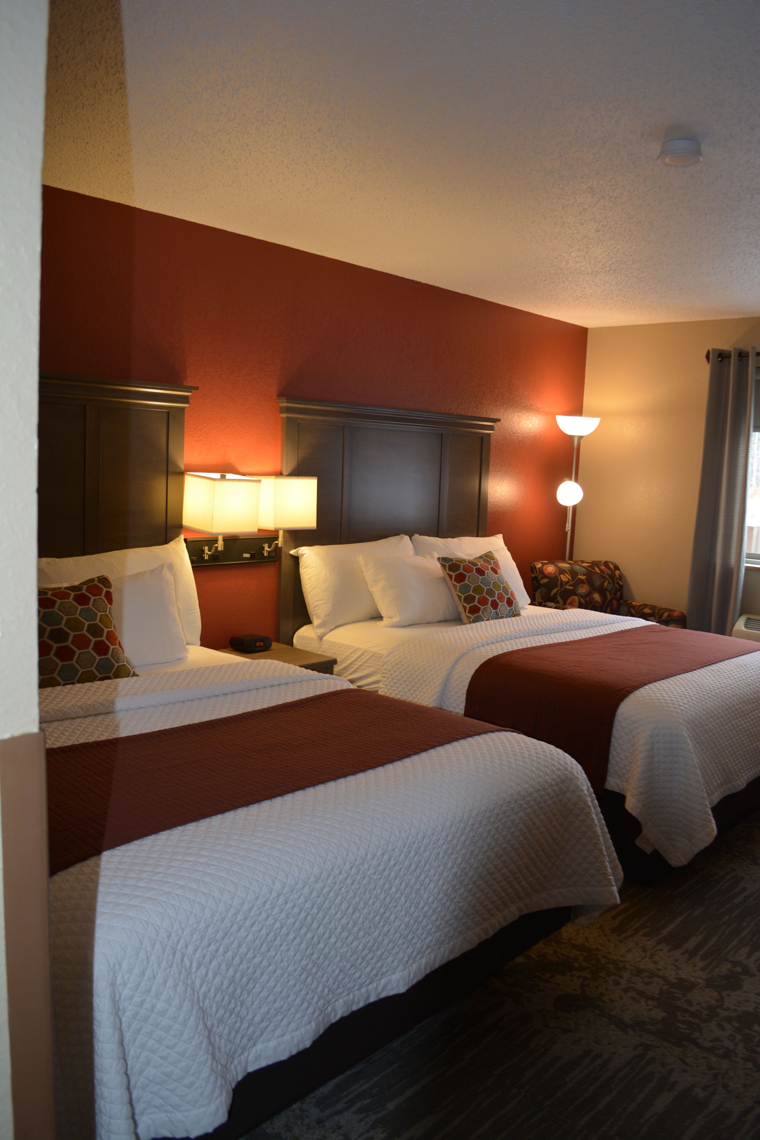 Room, 2 Queen Beds, Non Smoking | Premium bedding, desk, iron/ironing board, free rollaway beds