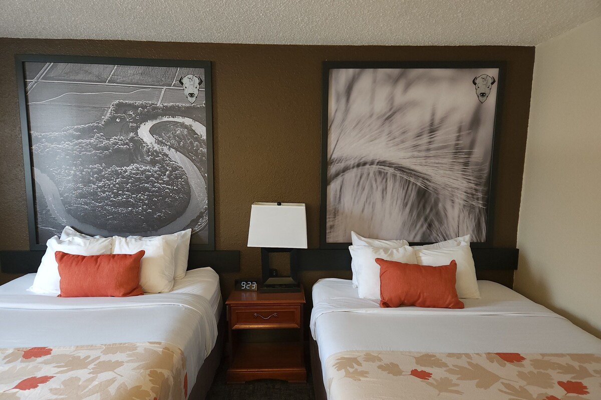 Doppelzimmer, 2 Queen-Betten, Nichtraucher | Wohnbereich