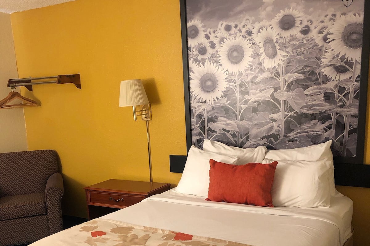 Single Room, 1 Katil Ratu (Queen), Accessible, Non Smoking | Meja, ruang kerja komputer riba, langsir/tirai gelap terus