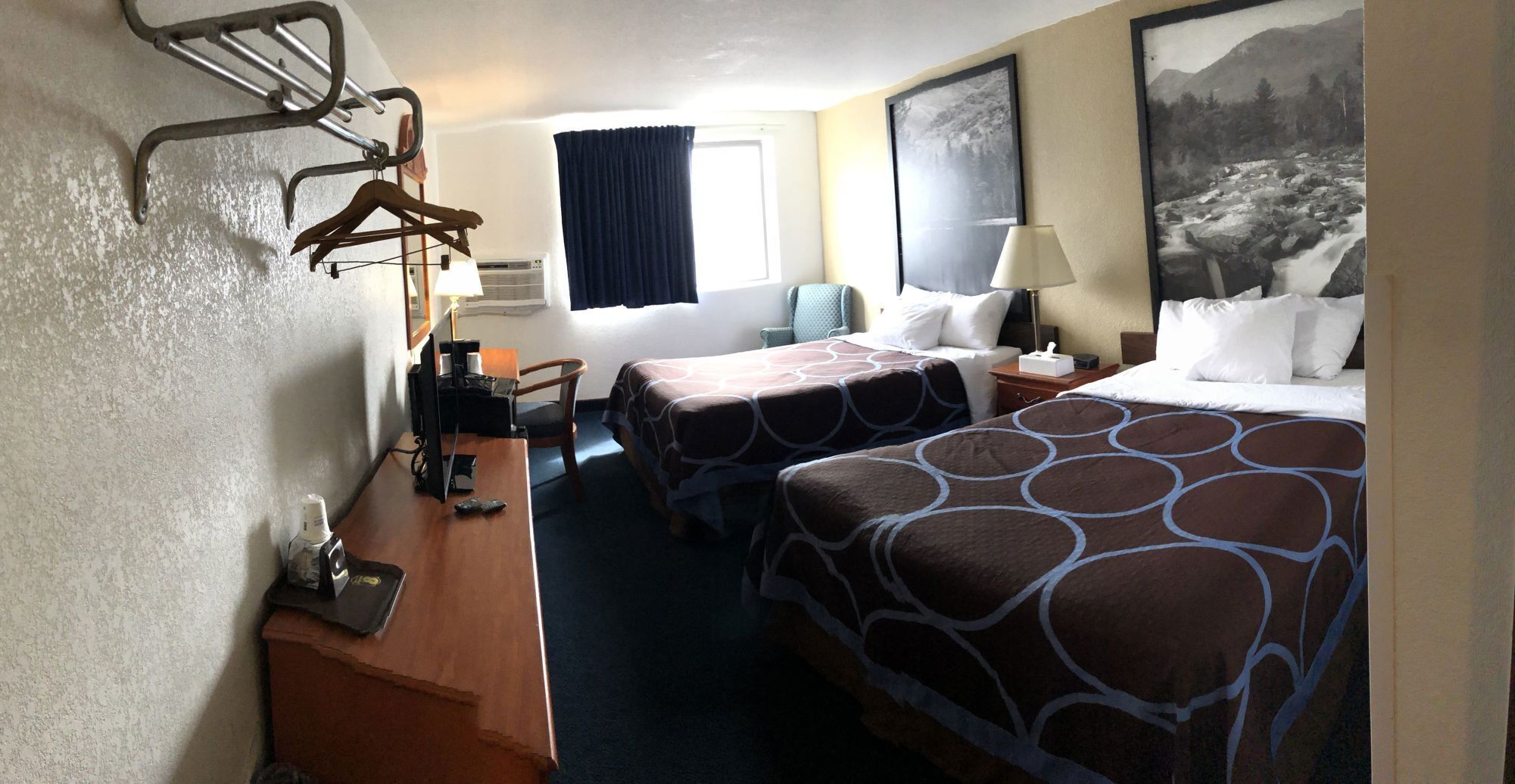In-room safe, desk, iron/ironing board, free cribs/infant beds