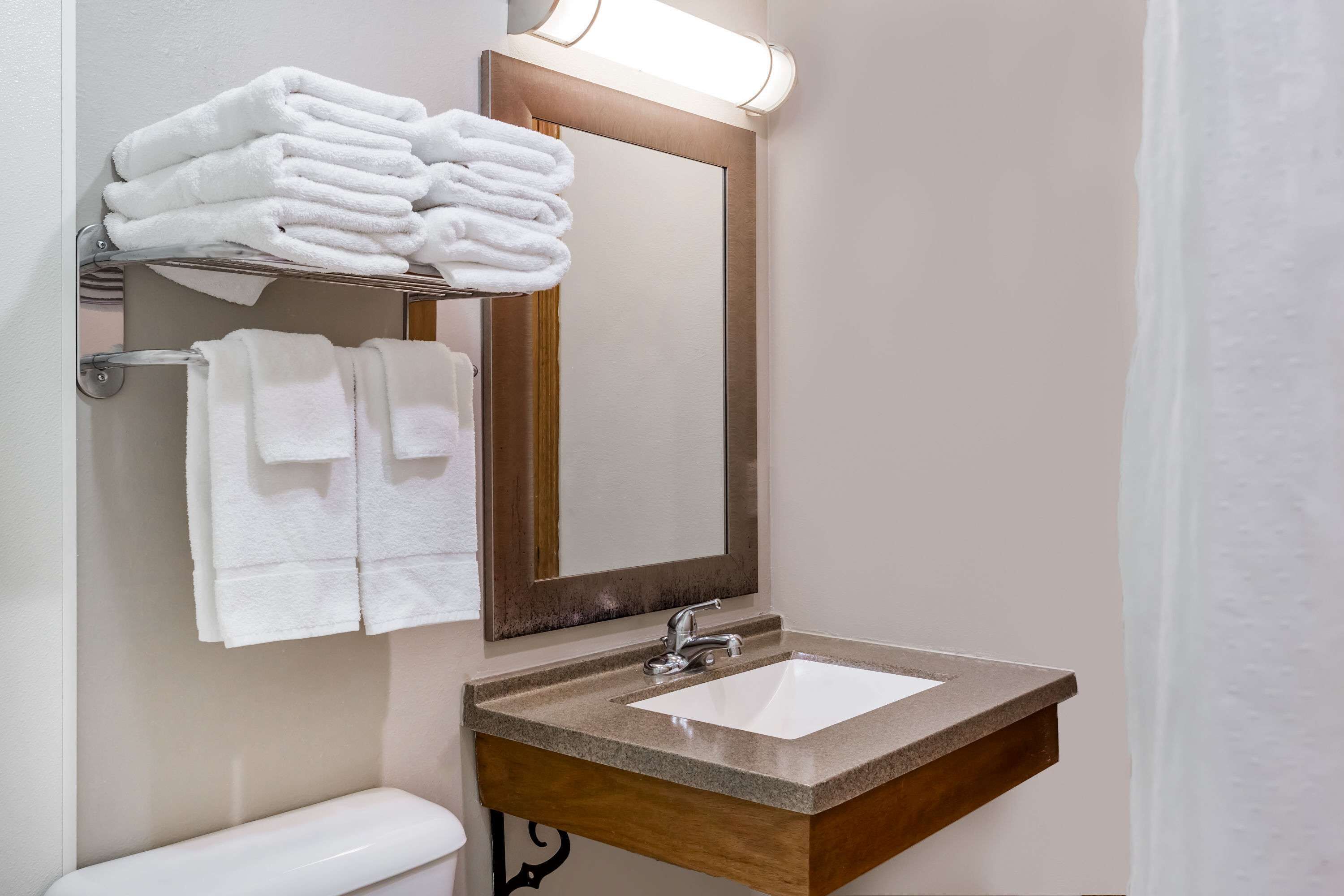 Deluxe Suite, 1 King Bed, Non Smoking, Jetted Tub | Bathroom | Combined shower/tub, free toiletries, hair dryer, towels