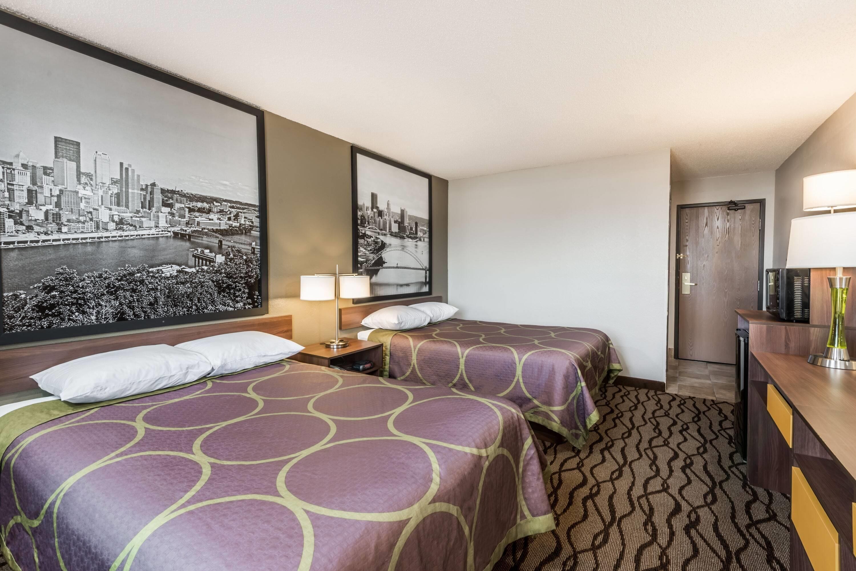 Desk, blackout drapes, iron/ironing board, free WiFi