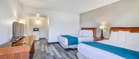 Iron/ironing board, free WiFi, bed sheets, alarm clocks