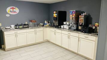 Café da manhã continental grátis todos os dias