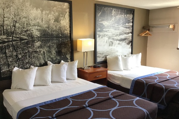 Room, 2 Queen Beds | In-room safe, desk, blackout drapes, free WiFi