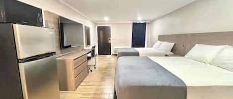 Standard Room, 2 Double Beds | Desk, laptop workspace, iron/ironing board, free WiFi