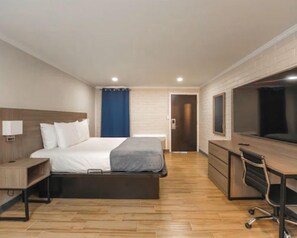 标准房, 1 张特大床 | 办公桌、笔记本电脑工作区、熨斗/熨衣板、免费 WiFi