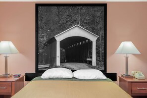 Quarto, acessível | Escrivaninha, espaço de trabalho para notebook, cortinas blackout