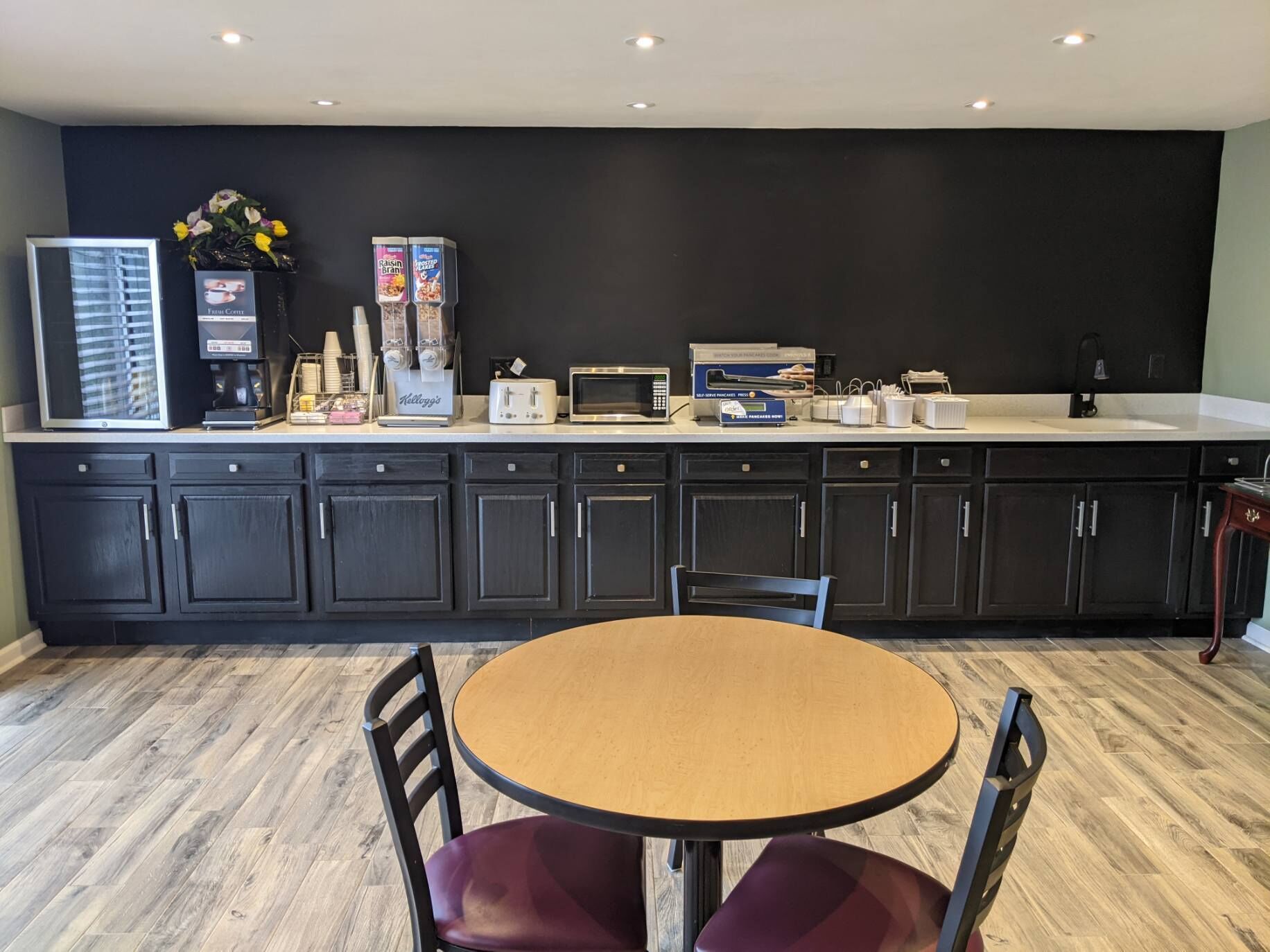 Petit déjeuner à emporter compris tous les jours