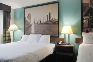 2 King Beds, Non Smoking | Pillow-top beds, in-room safe, individually decorated - Super 8 by Wyndham Rockford I-90/Casino District (Rockford)