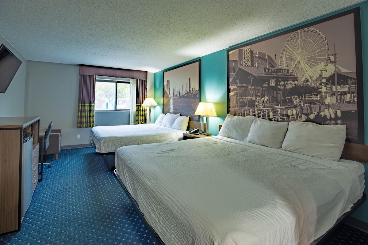 2 King Beds, Non Smoking | Pillowtop beds, in-room safe, individually decorated