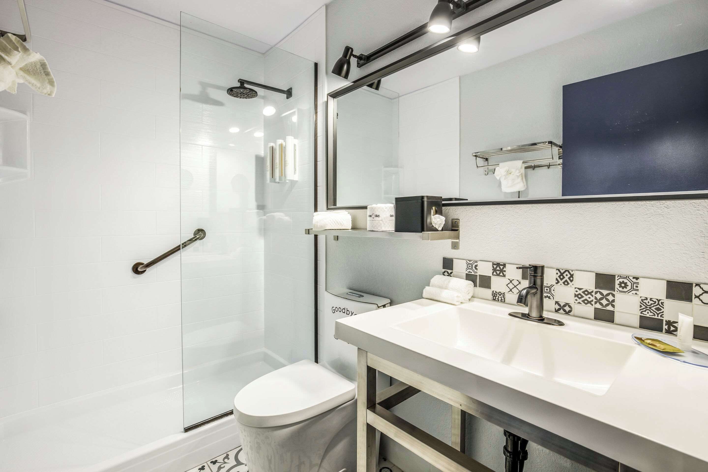 blackout curtains, iron/ironing board, free wifi, alarm clocks