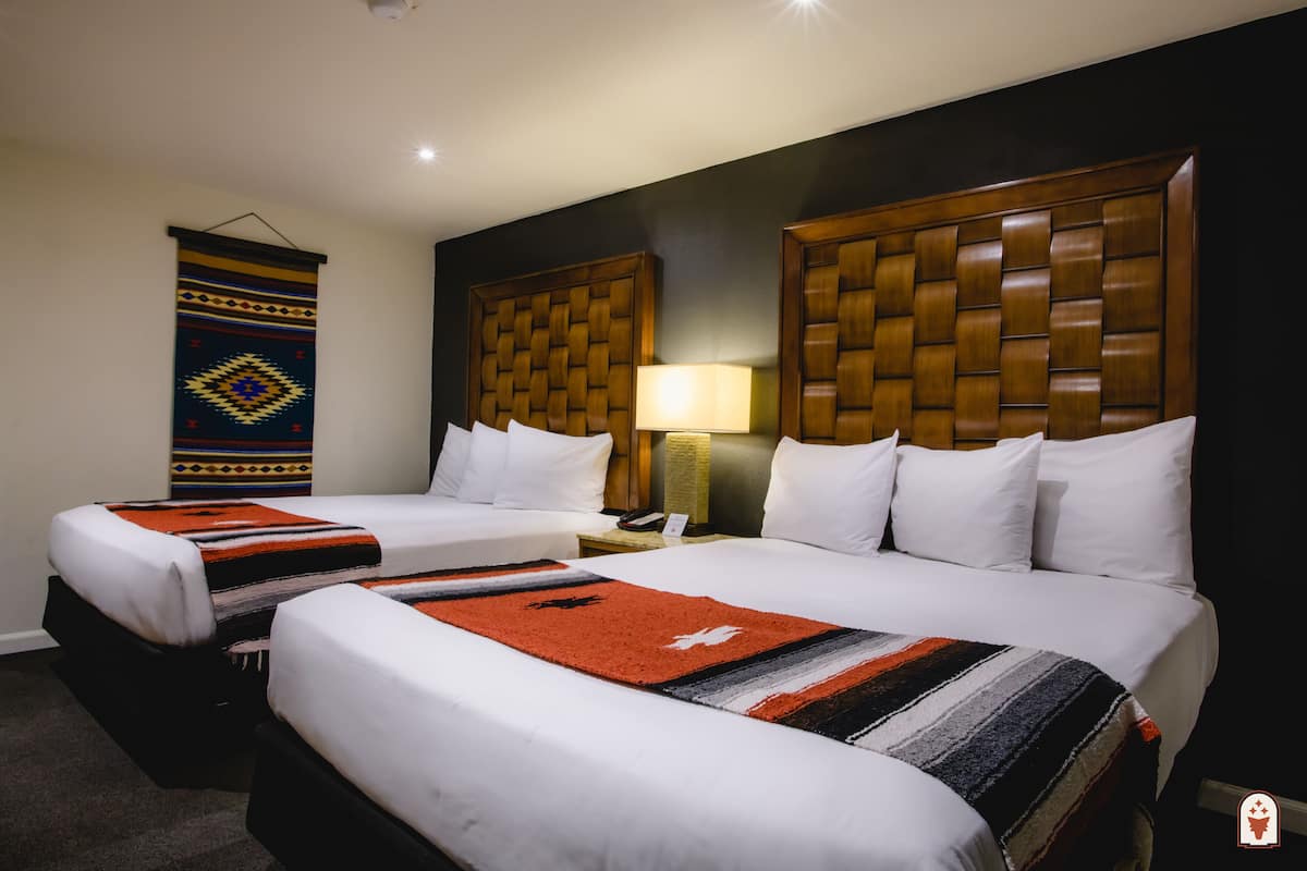 Room, 2 Queen Beds, Accessible (Handicap Accessible Double Queen Room) | Desk, laptop workspace, blackout drapes, iron/ironing board