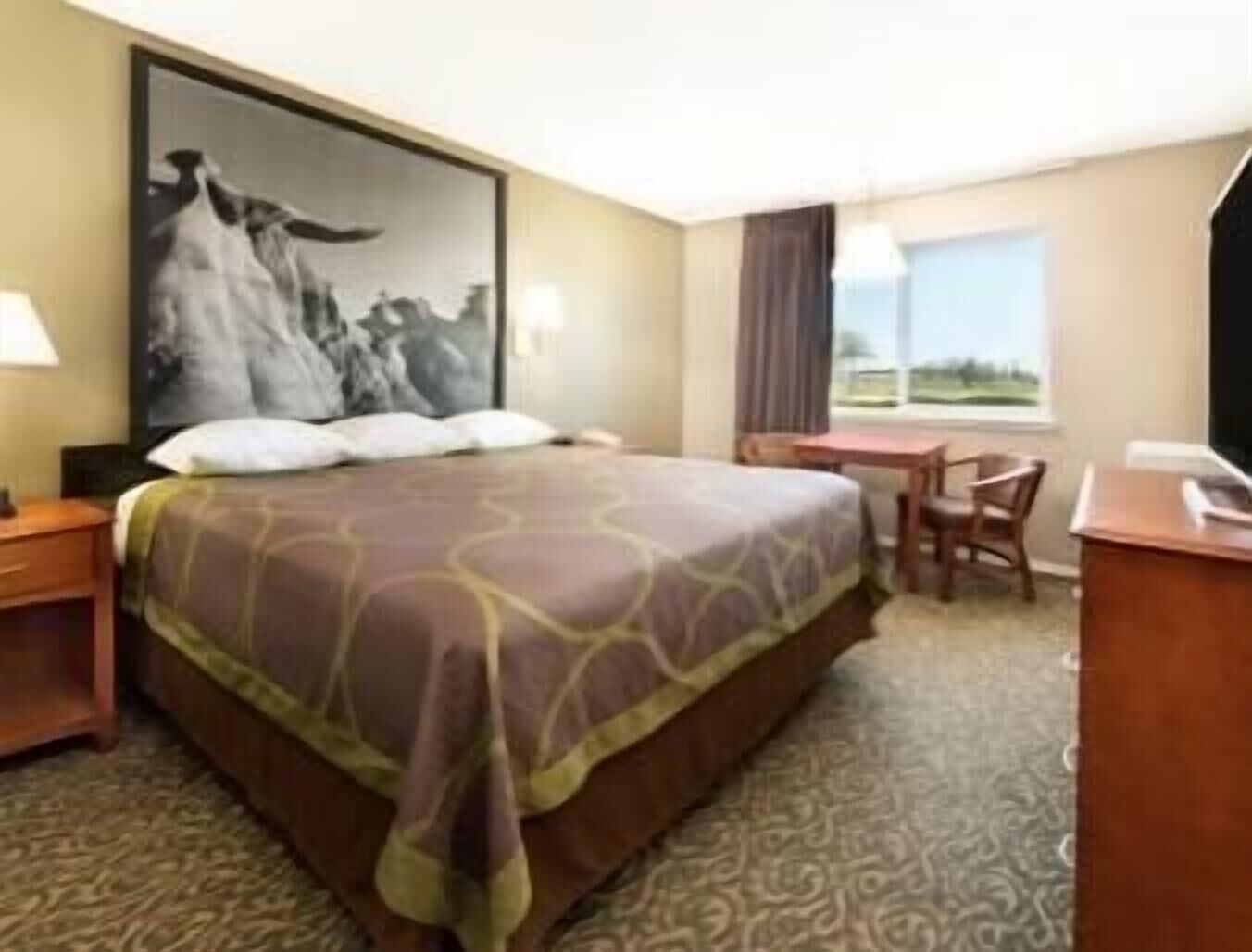 Desk, blackout curtains, iron/ironing board, rollaway beds