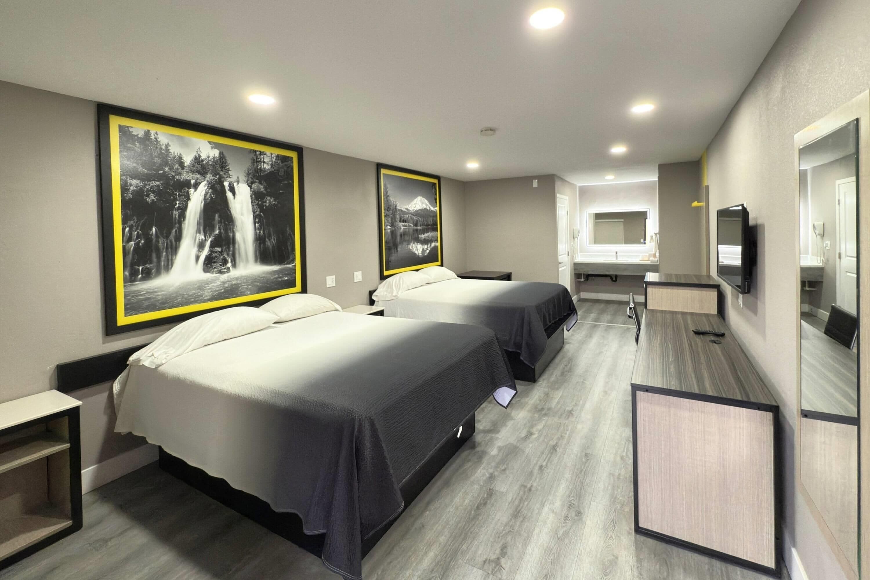 Standard Room, 2 Queen Beds | Free cribs/infant beds, free rollaway beds, free WiFi, bed sheets