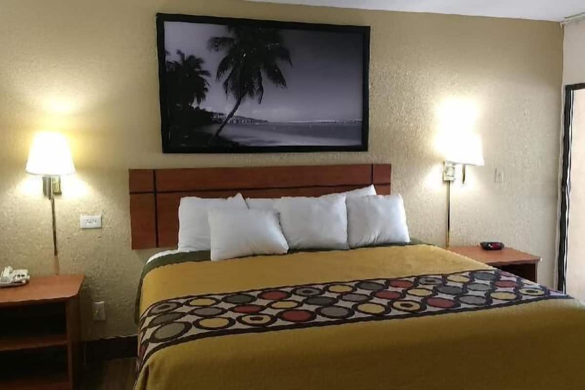 Desk, blackout drapes, iron/ironing board, free cribs/infant beds