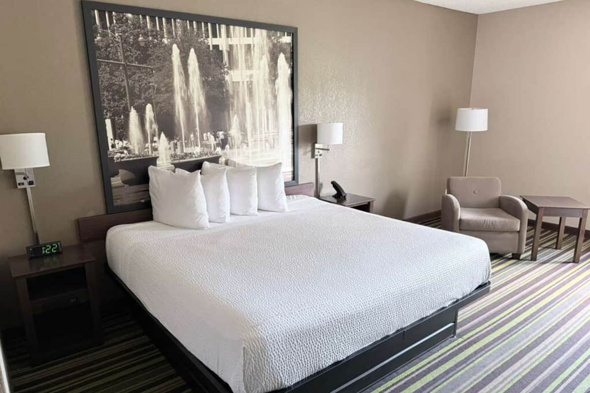 Standard Single Room, 1 King Bed, Non Smoking | Premium bedding, desk, laptop workspace, iron/ironing board