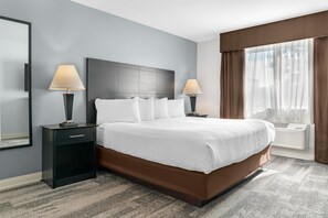 Suite, Multiple Beds, Accessible, Non Smoking | In-room safe, desk, blackout drapes, iron/ironing board