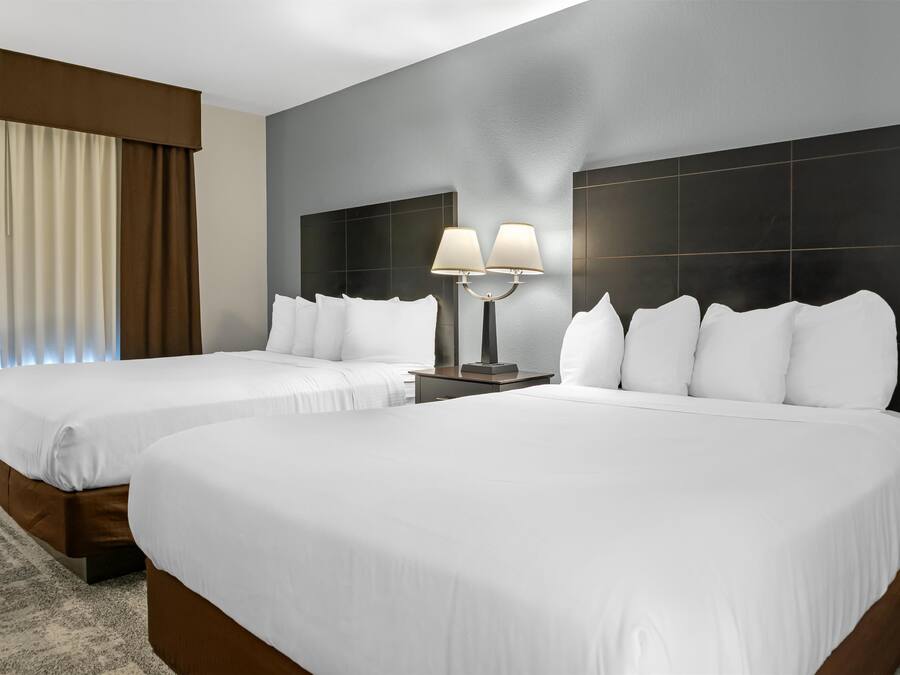 In-room safe, desk, blackout curtains, iron/ironing board