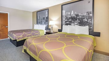 In-room safe, desk, iron/ironing board, free cribs/infant beds