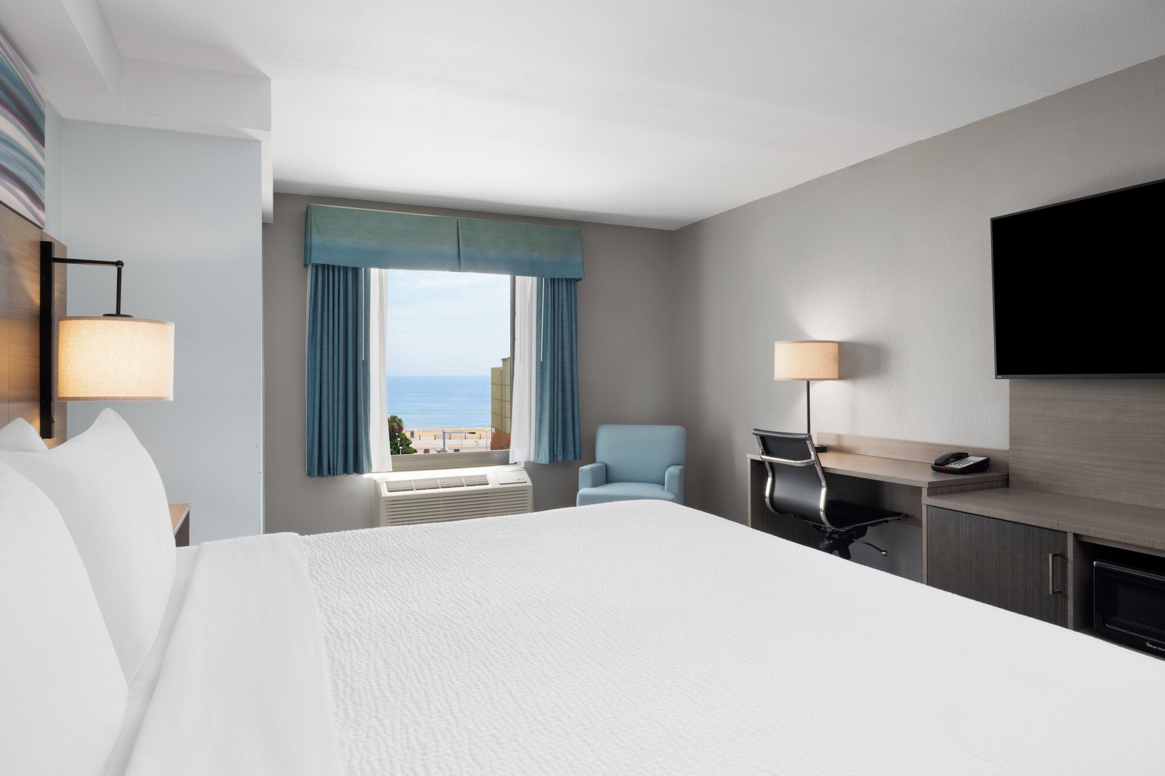 desk, laptop workspace, blackout curtains, soundproofing