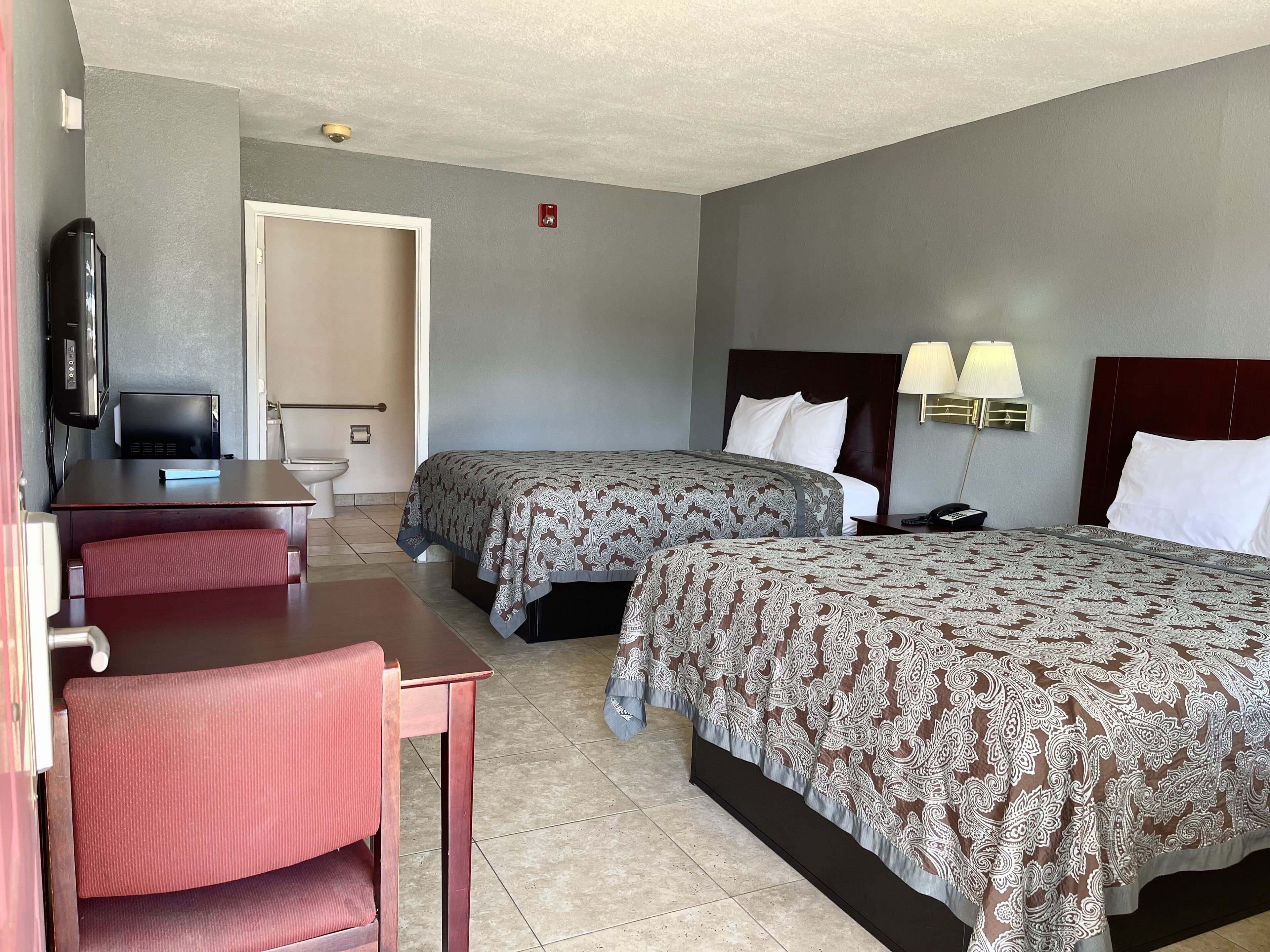 Double Room, 2 Queen Beds, Accessible | Desk, iron/ironing board, free WiFi, wheelchair access