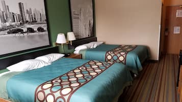 Desk, free cots/infant beds, rollaway beds, free WiFi