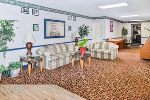 Sala de estar en el lobby