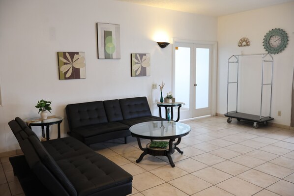 Lobby sitting area