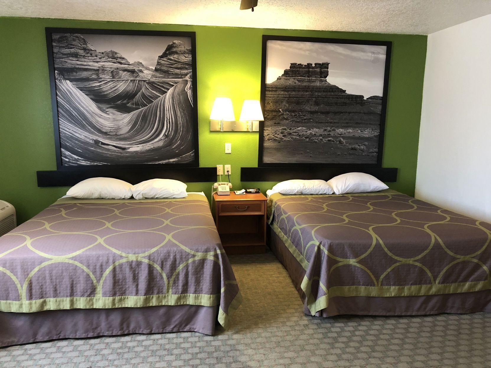Desk, blackout drapes, iron/ironing board, free WiFi