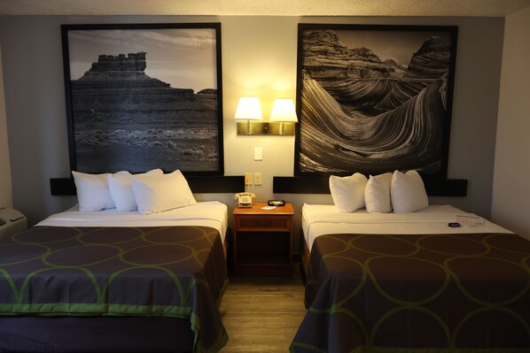 Desk, blackout curtains, iron/ironing board, free WiFi