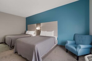 Standard Room, 2 Queen Beds, Non Smoking | Laptop workspace, free WiFi, bed sheets, alarm clocks - Quality Inn & Suites Aiken South (Aiken)