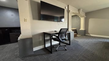 Desk, iron/ironing board, rollaway beds, free WiFi