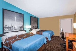 Desk, iron/ironing board, rollaway beds, free WiFi